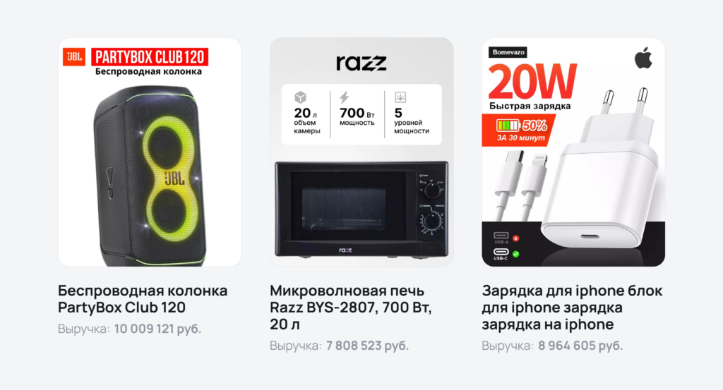 Топ-3 товара в категории электроника Топ-3 товара в категории электроника