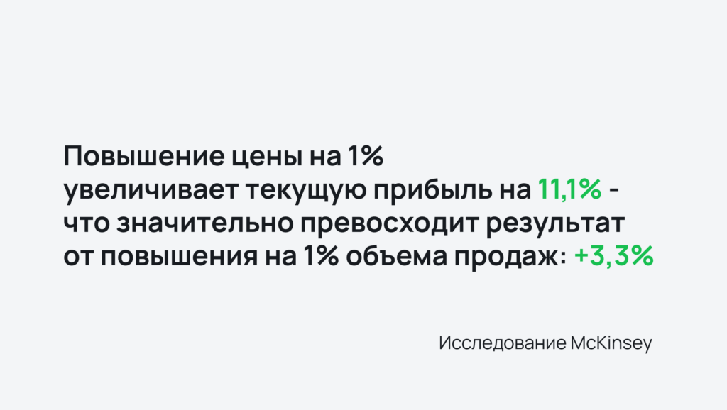 Суть способа: увеличить стоимость товара, а не объем продаж