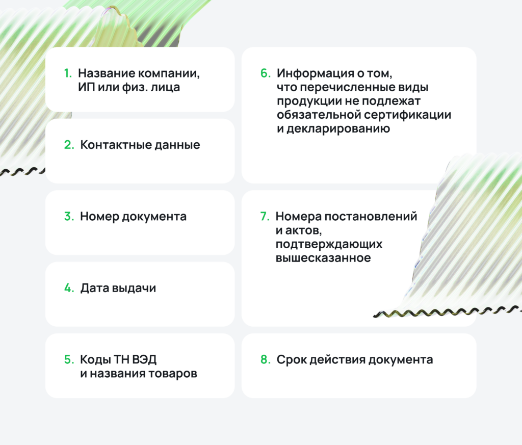 Что нужно для оформления отказного письма.