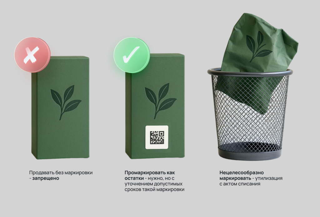 Что делать с остатками.